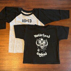 Kids Rock and Roll Tees - 3T Motorhead and More!